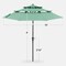 Best Choice Products 10ft 3-Tier Patio Umbrella, Market Sun Shade w/ Tilt Adjustment, Easy Crank